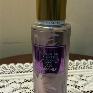 Victoria's Secret Coconut Sol Shimmer Mist with Gold Cap
